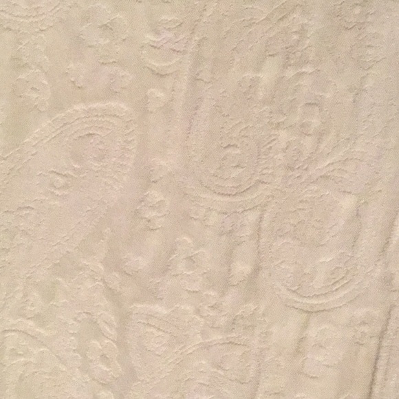 St. John Vintage Off White Paisley Pants - Picture 5 of 7